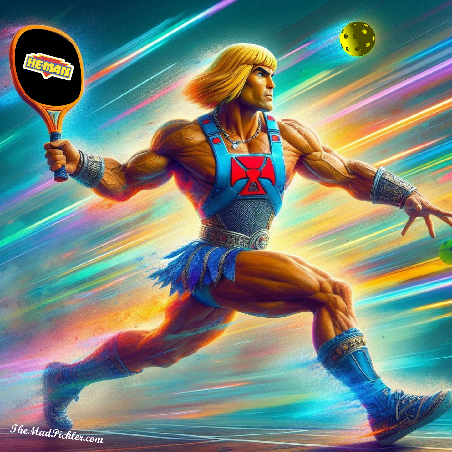 HE-Man Pickleball - Masters of the Universe  -  Ready To Hang  Canvas Hi-Res Wall Artwork