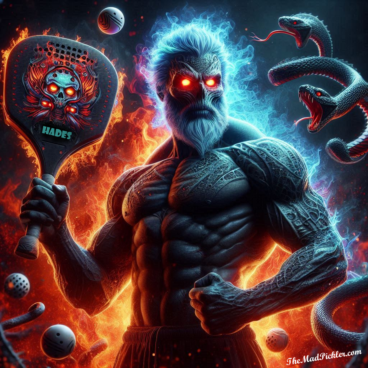 Hades - Ancient Gods Collection -  Ready To Hang  Canvas Hi-Res Wall Artwork