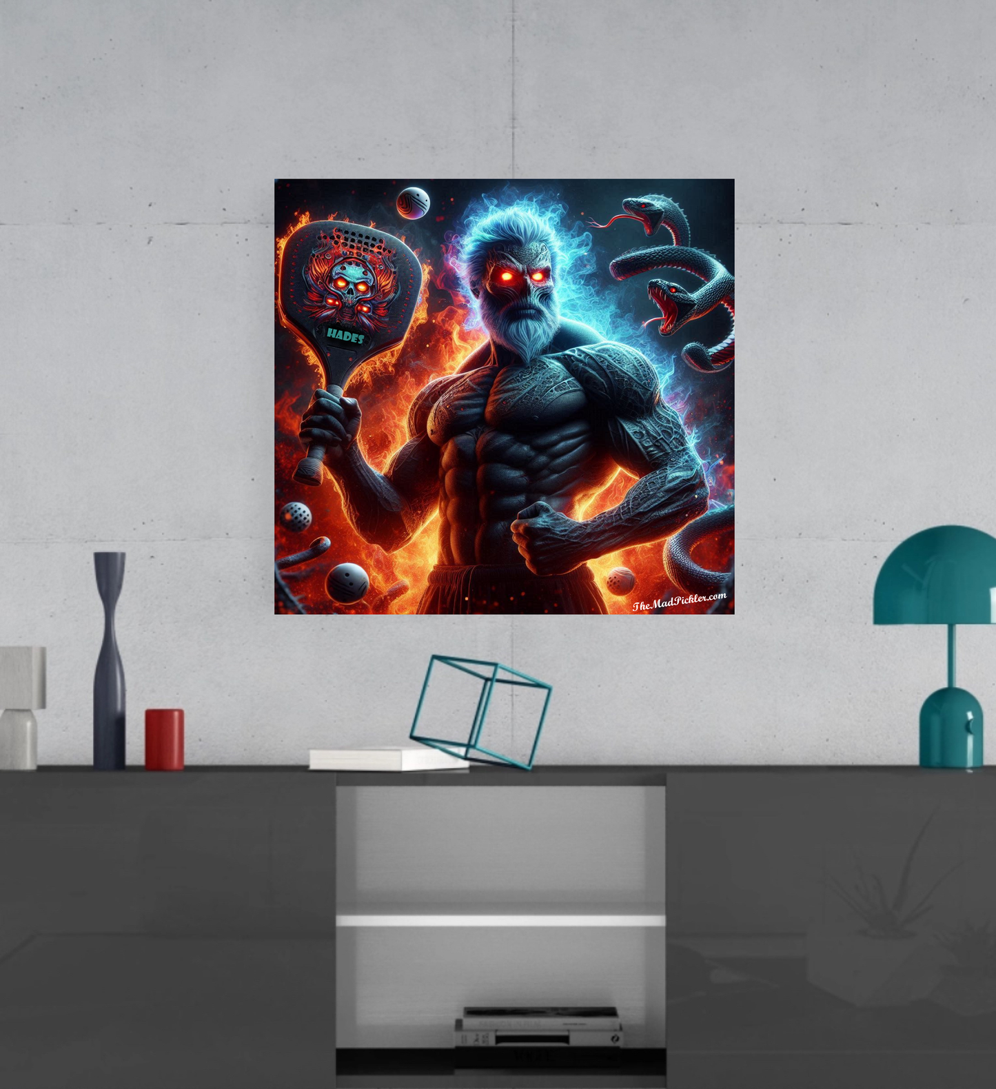 Hades - Ancient Gods Collection -  Ready To Hang  Canvas Hi-Res Wall Artwork