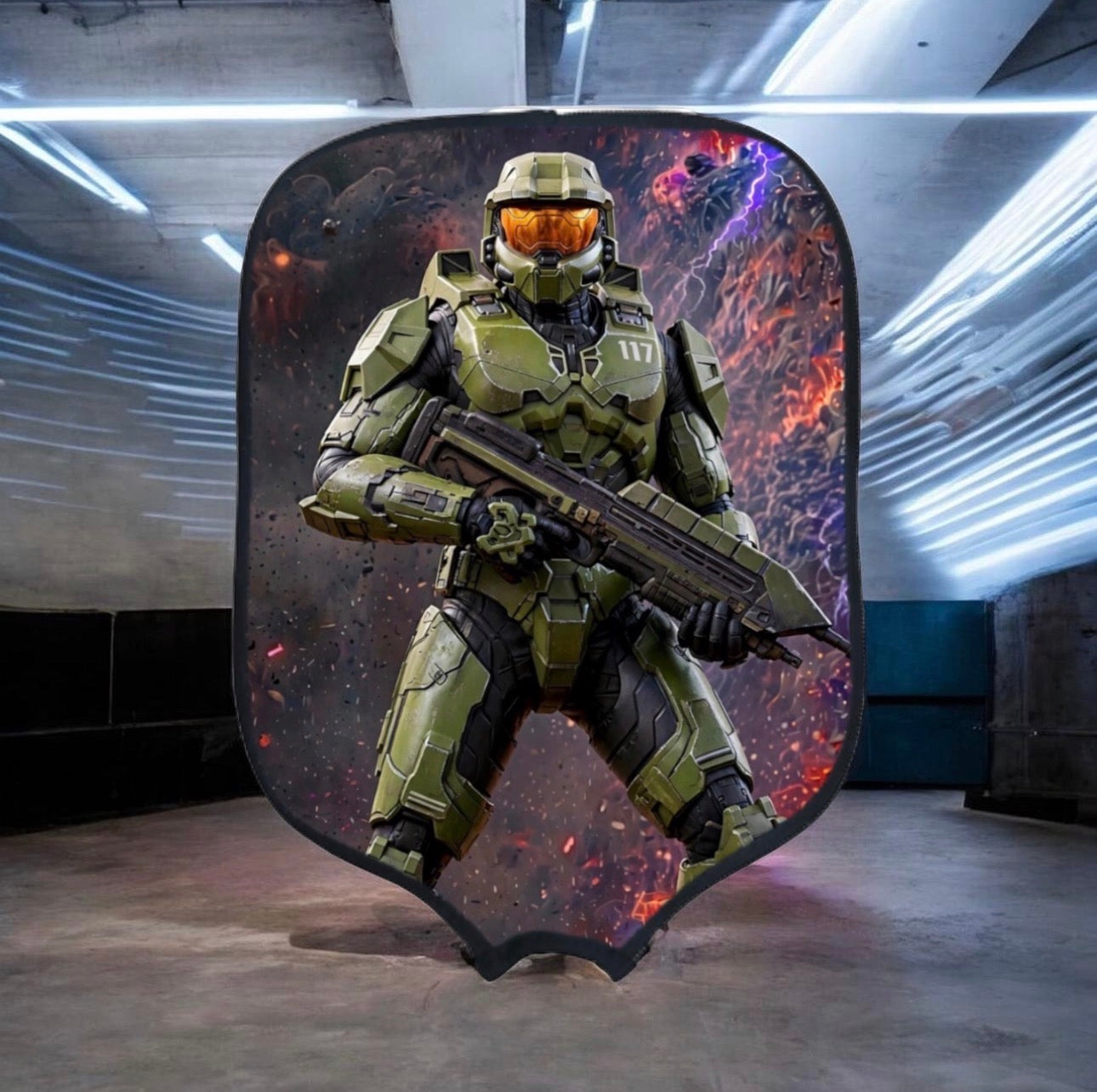 Halo - Master Chief - Pickleball Paddle Cover