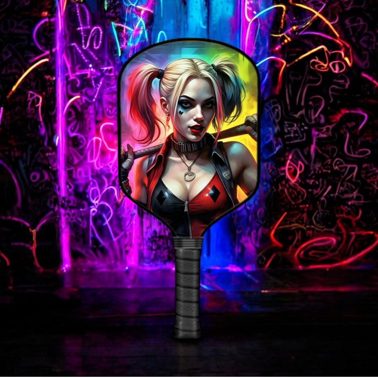 Harley Quinn - Baseball Bat - Pickleball Paddle