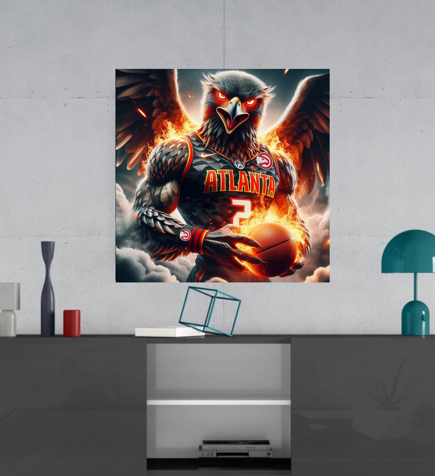 Atlanta Hawks - NBA Basketball - Ready To Hang  Canvas Hi-Res Wall Artwork