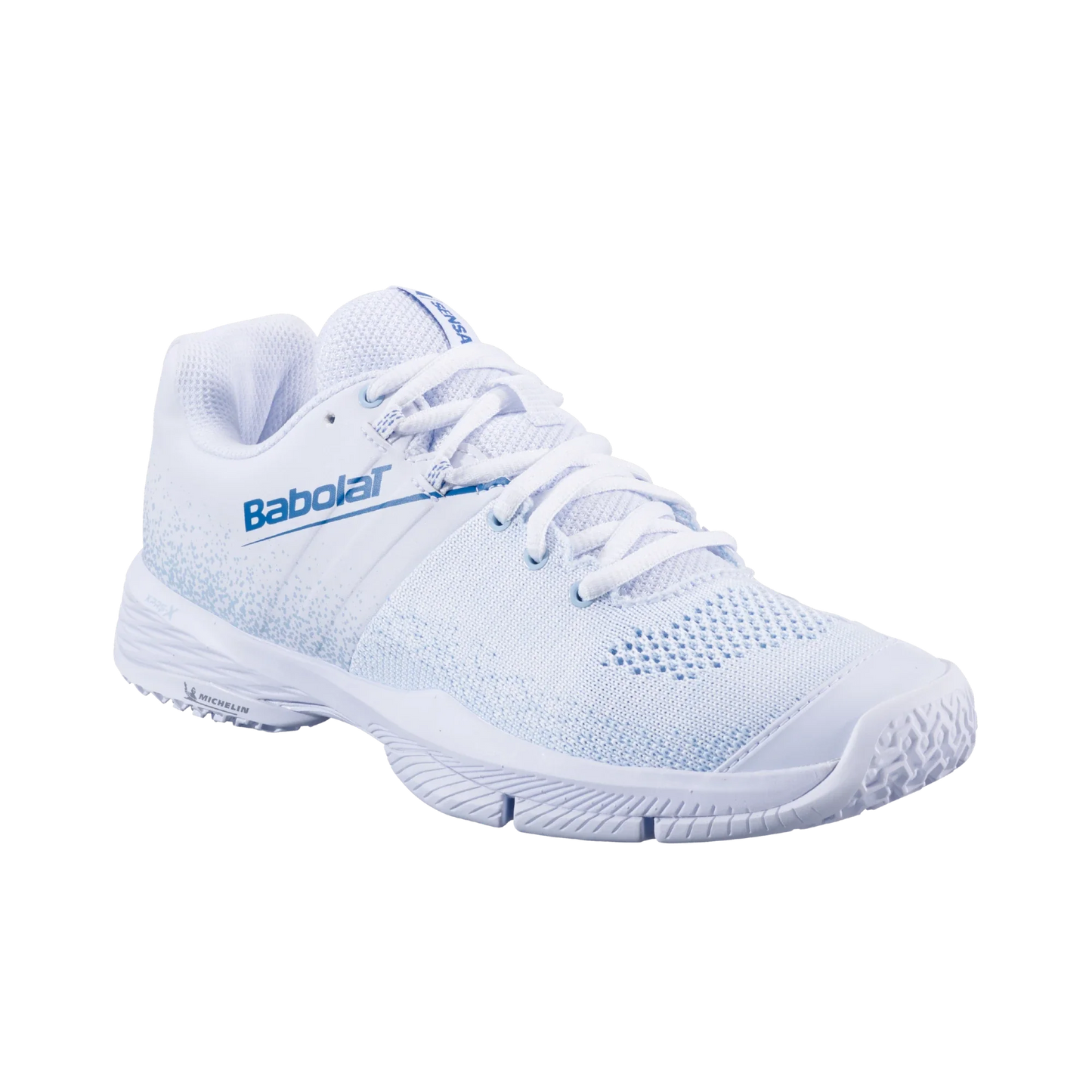 Babolat Sensa White/ Cool Blue Women Shoes