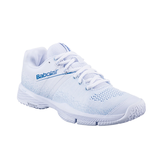 Babolat Sensa White/ Cool Blue Women Shoes