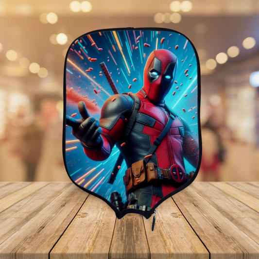 Deadpool - Color Burst - Pickleball Paddle Cover