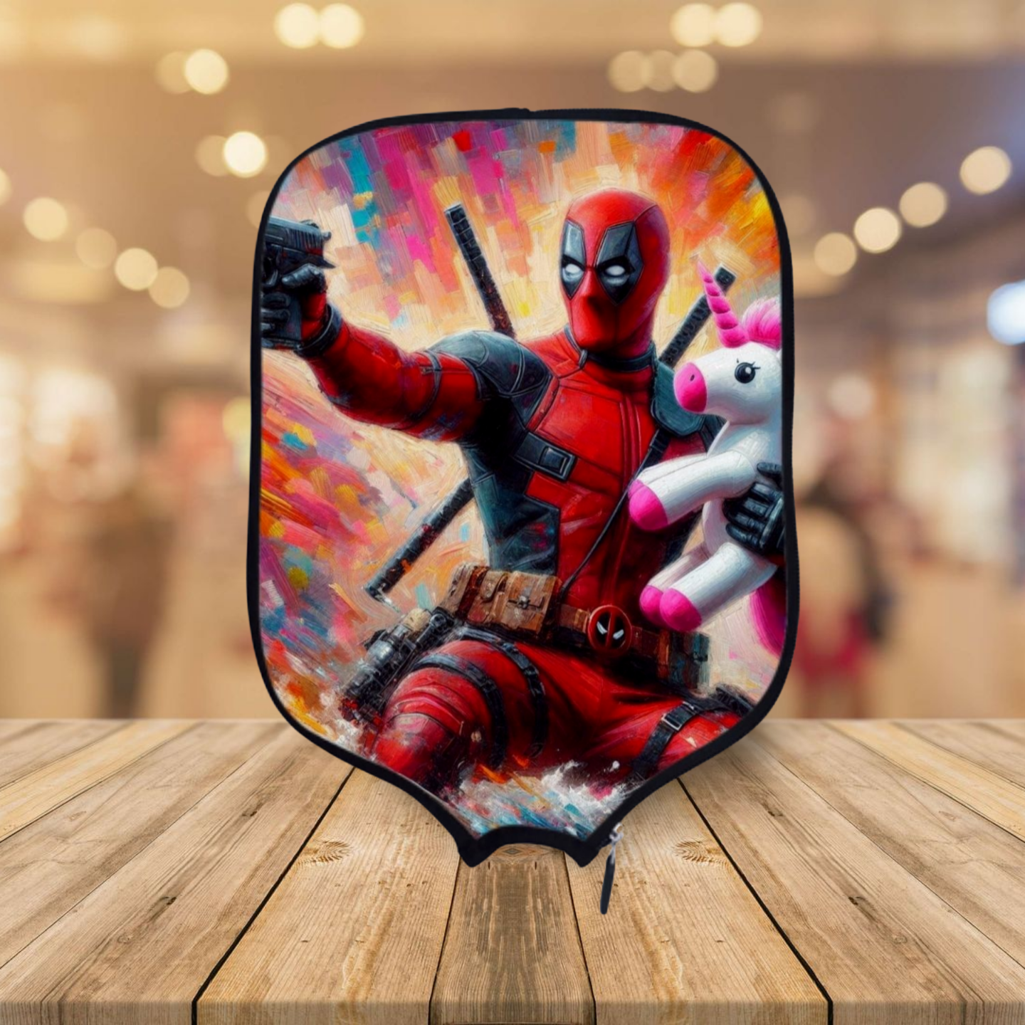 Deadpool - Unicorn Dream - Pickleball Paddle Cover