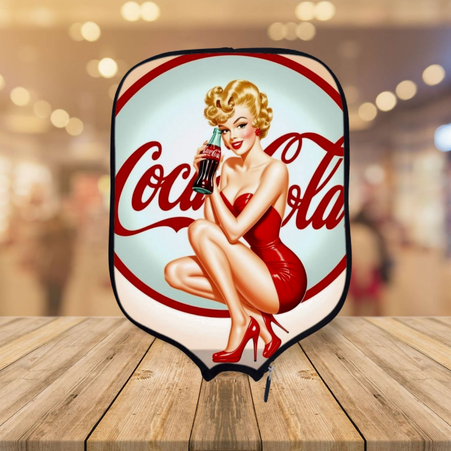 Cola Girl - Pickleball Paddle Cover