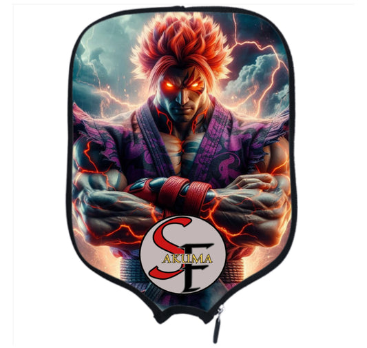 AKUMA - Street Fighter  - Pickleball Paddle Cover