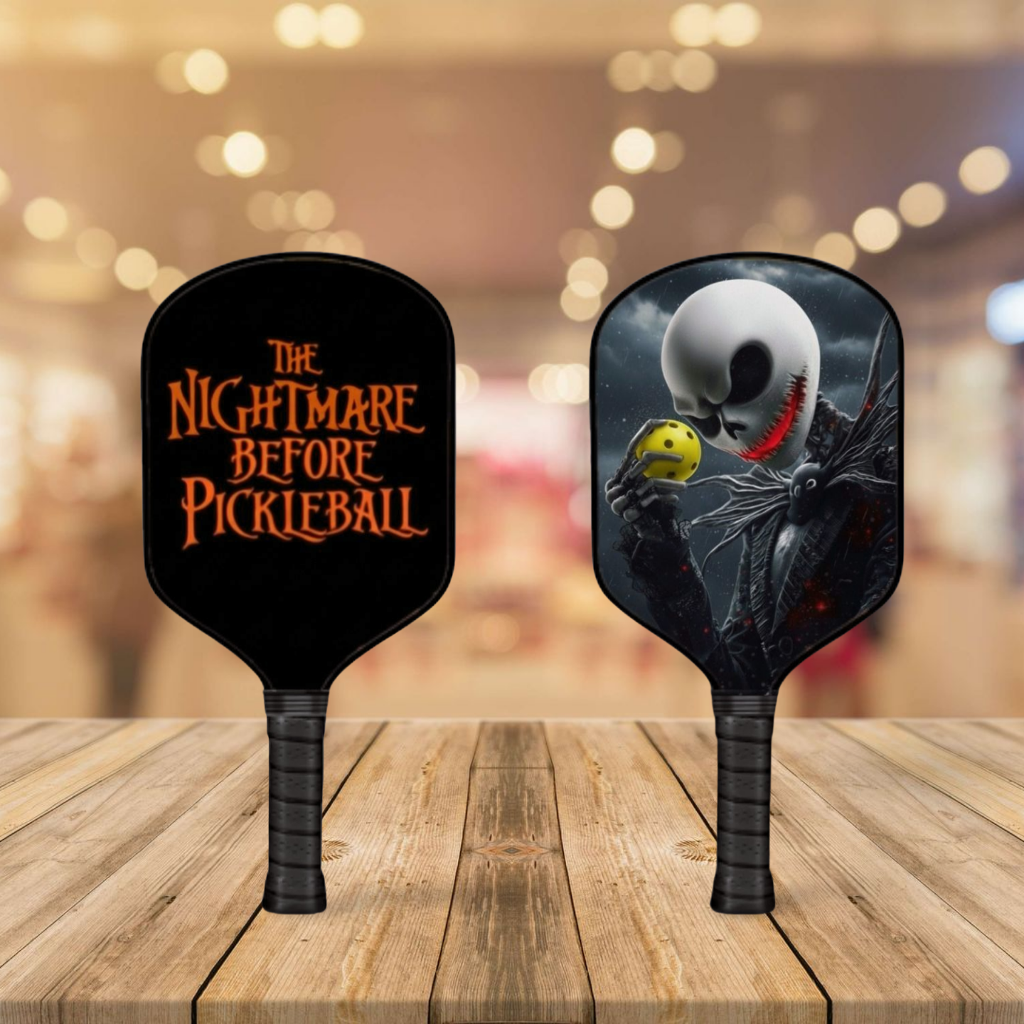 The Nightmare Before Pickleball - Jack Skellington - Pickleball Paddle