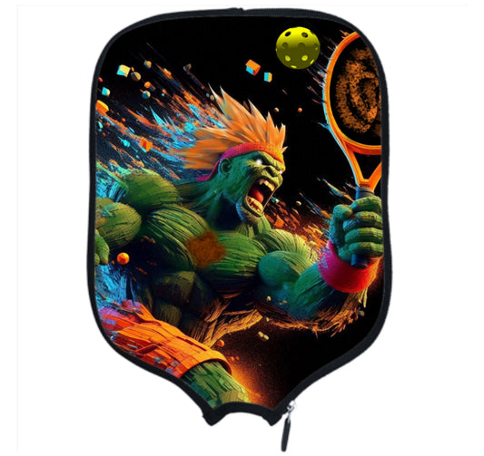 Blanka - Street Fighter - Pickleball Paddle Cover