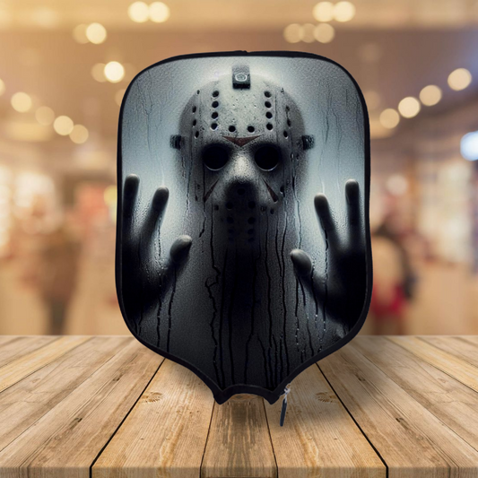 Let Me In - Jason Voorhees  - Pickleball Paddle Cover