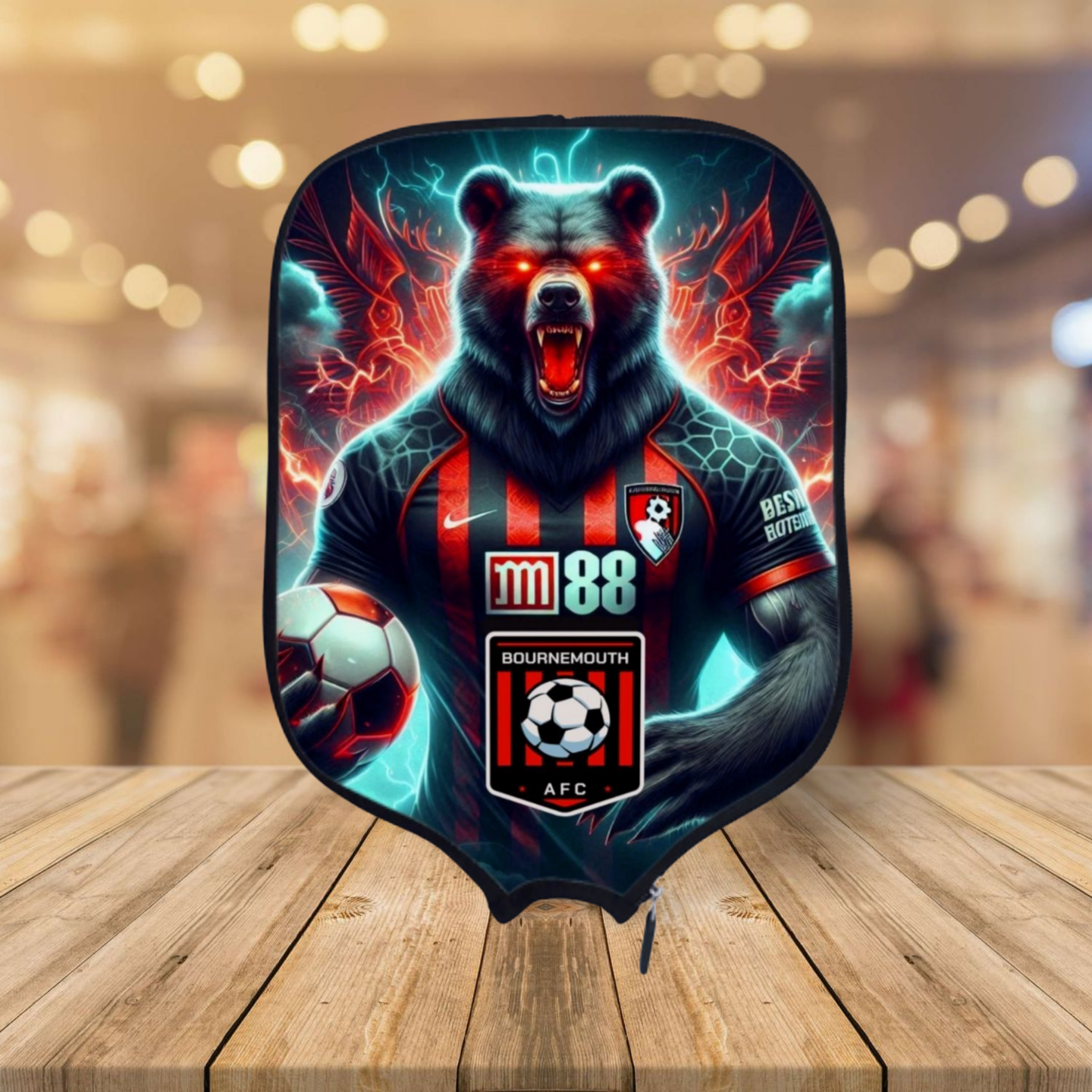 AFC Bournemouth F.C. - The Cherries - Pickleball Paddle Cover