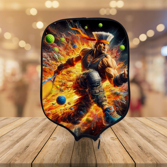 Guile - Street Fighter - Pickleball Paddle Cover