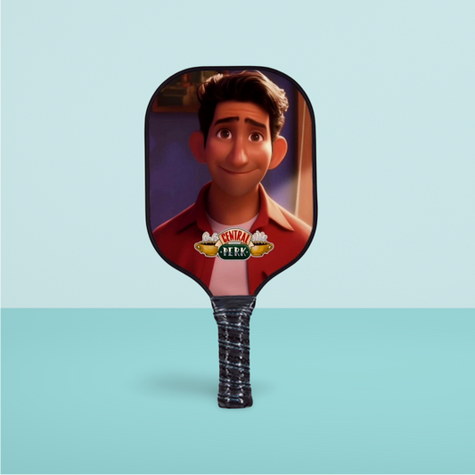 Nice To Play With Friends - Ross Geller - Pickleball Paddle