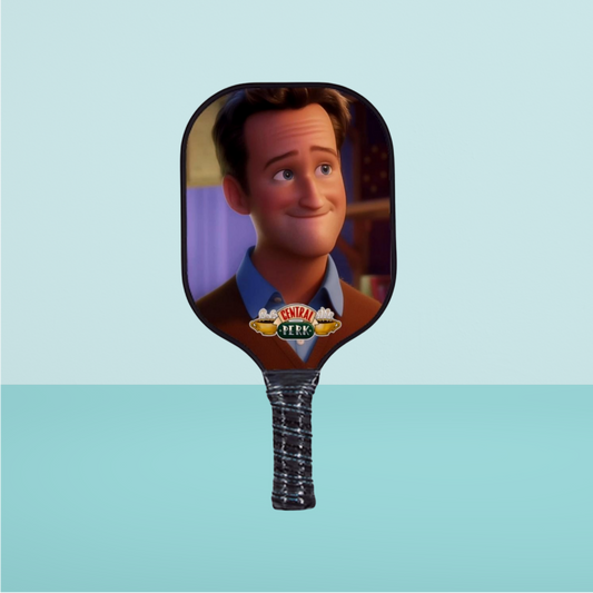 Nice To Play With Friends - Chandler Bing - Pickleball Paddle