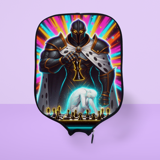 Chess of The Shadowed - Knight - Pickleball Paddle Cover