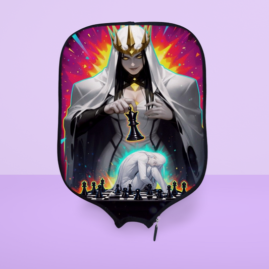 Chess of The Shadowed - Queen - Pickleball Paddle Cover