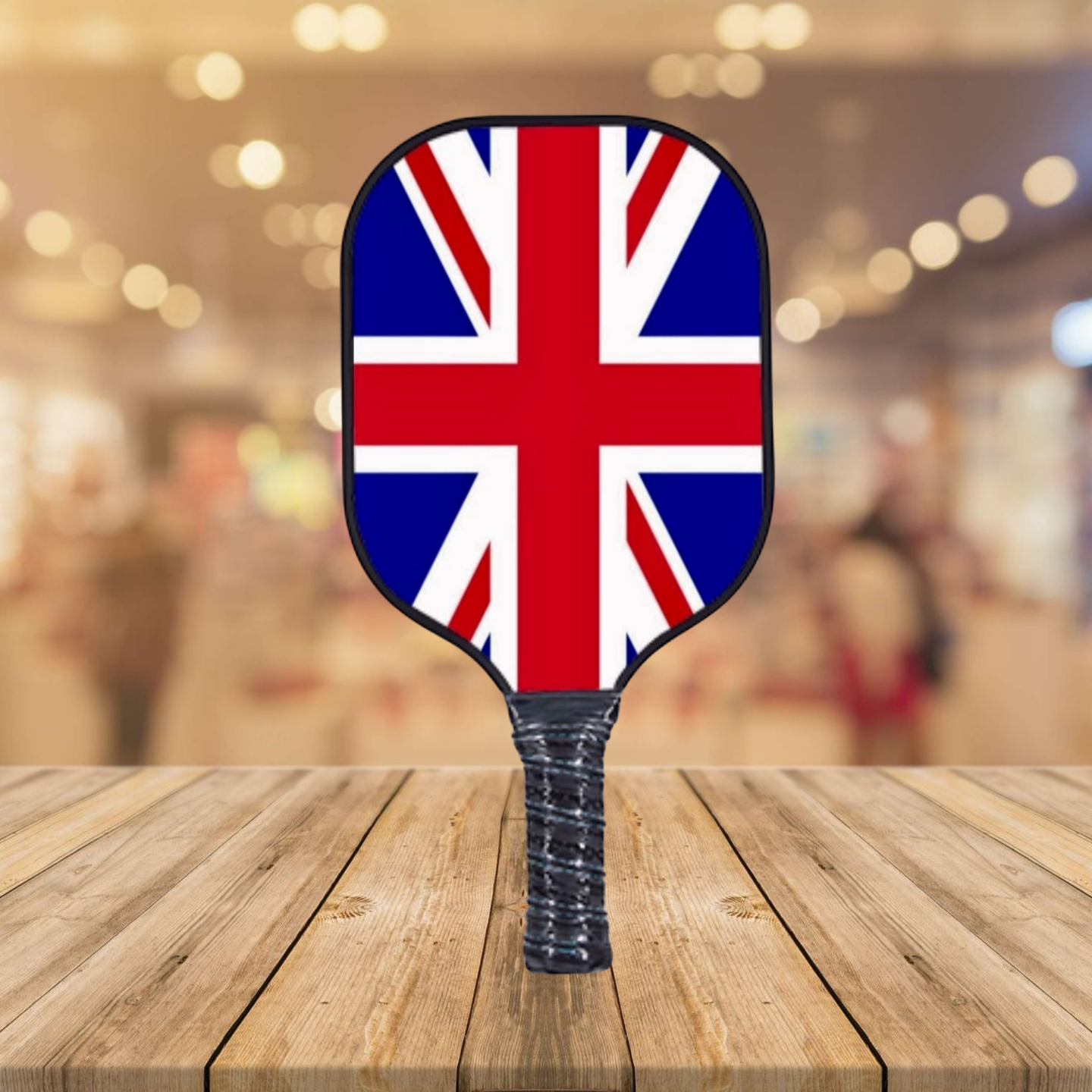 Union Jack Flag - Pickleball Paddle