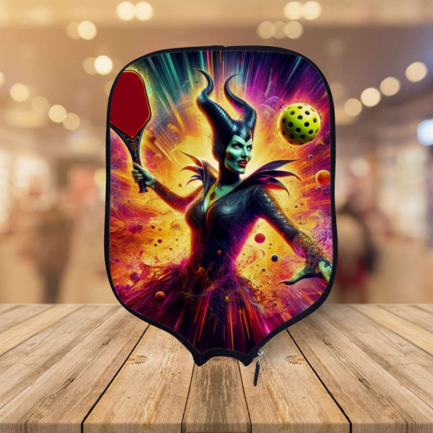 Maleficent - Pickleball Paddle Cover