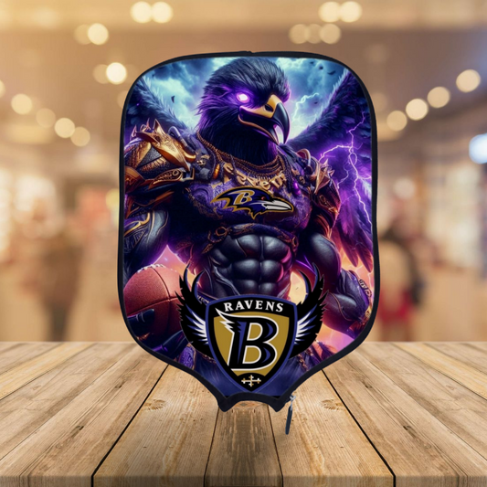 Baltimore Ravens - Pickleball Paddle Cover