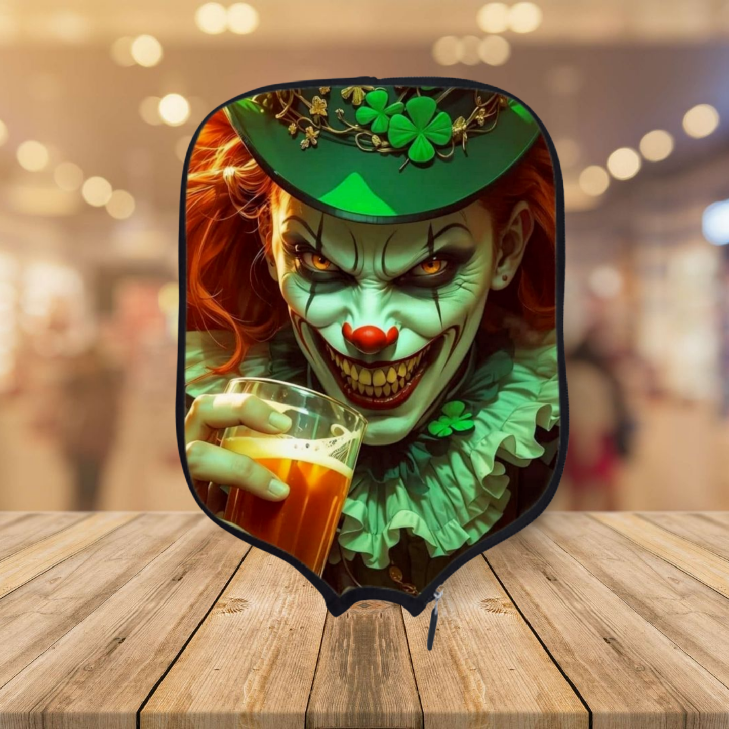 Irish Clown - Pickleball Paddle Cover