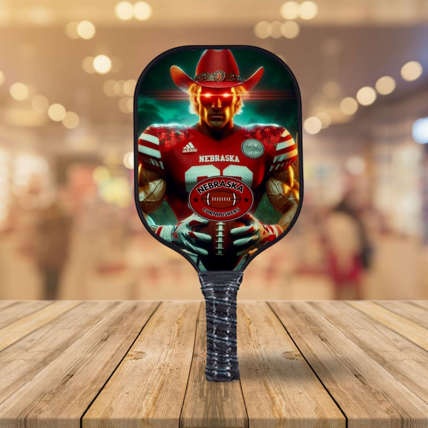 Nebraska CornHuskers - Herbie - Pickleball Paddle