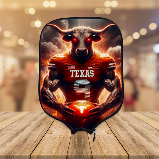 Texas Longhorns -  Pickleball Paddle Cover