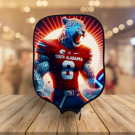 South Alabama Jaguars -  Pickleball Paddle Cover