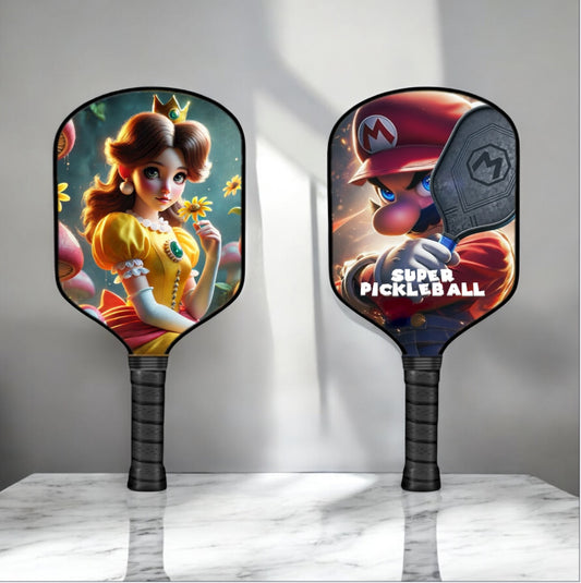 Princess Daisy - Mario Brothers - Pickleball Paddle