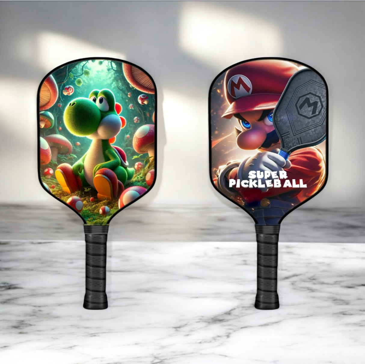 Yoshi - Mario Brothers - Pickleball Paddle