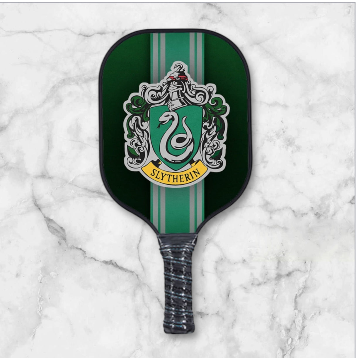 Harry Potter - Slytherin Stripe - Pickleball Paddle