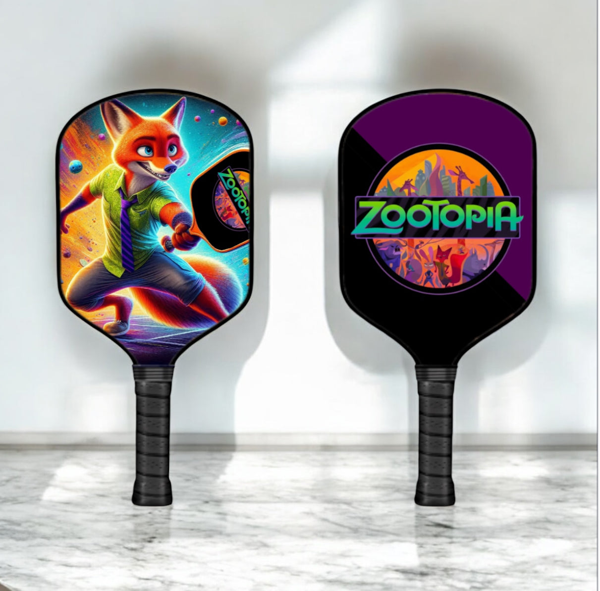 Nick Wilde #2  - Zootopia - Pickleball Paddle
