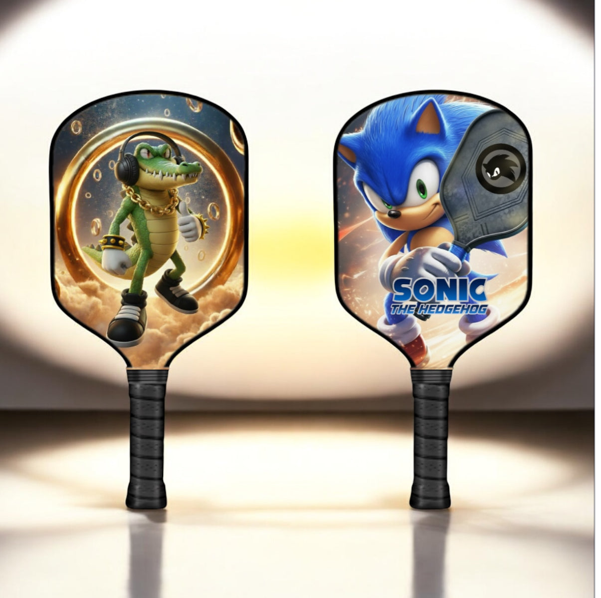 Sonic The Hedgehog - Vector the Crocodile - Pickleball Paddle
