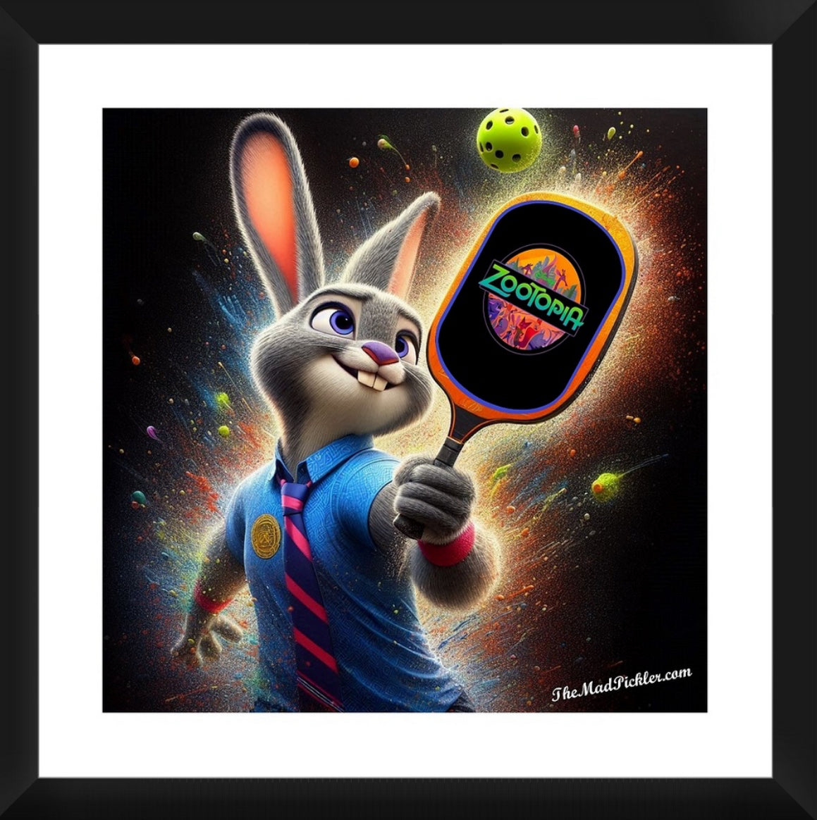 Judy Hopps Zootopia Framed Artwork 16x16