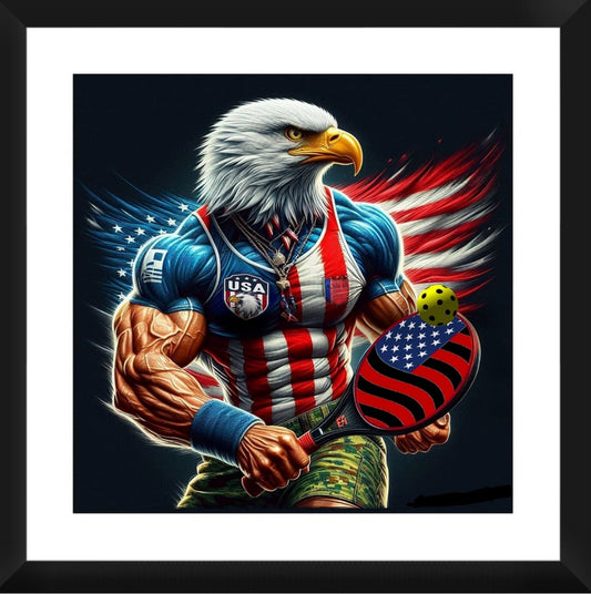 Eagle Pride Framed Artwork 16x16