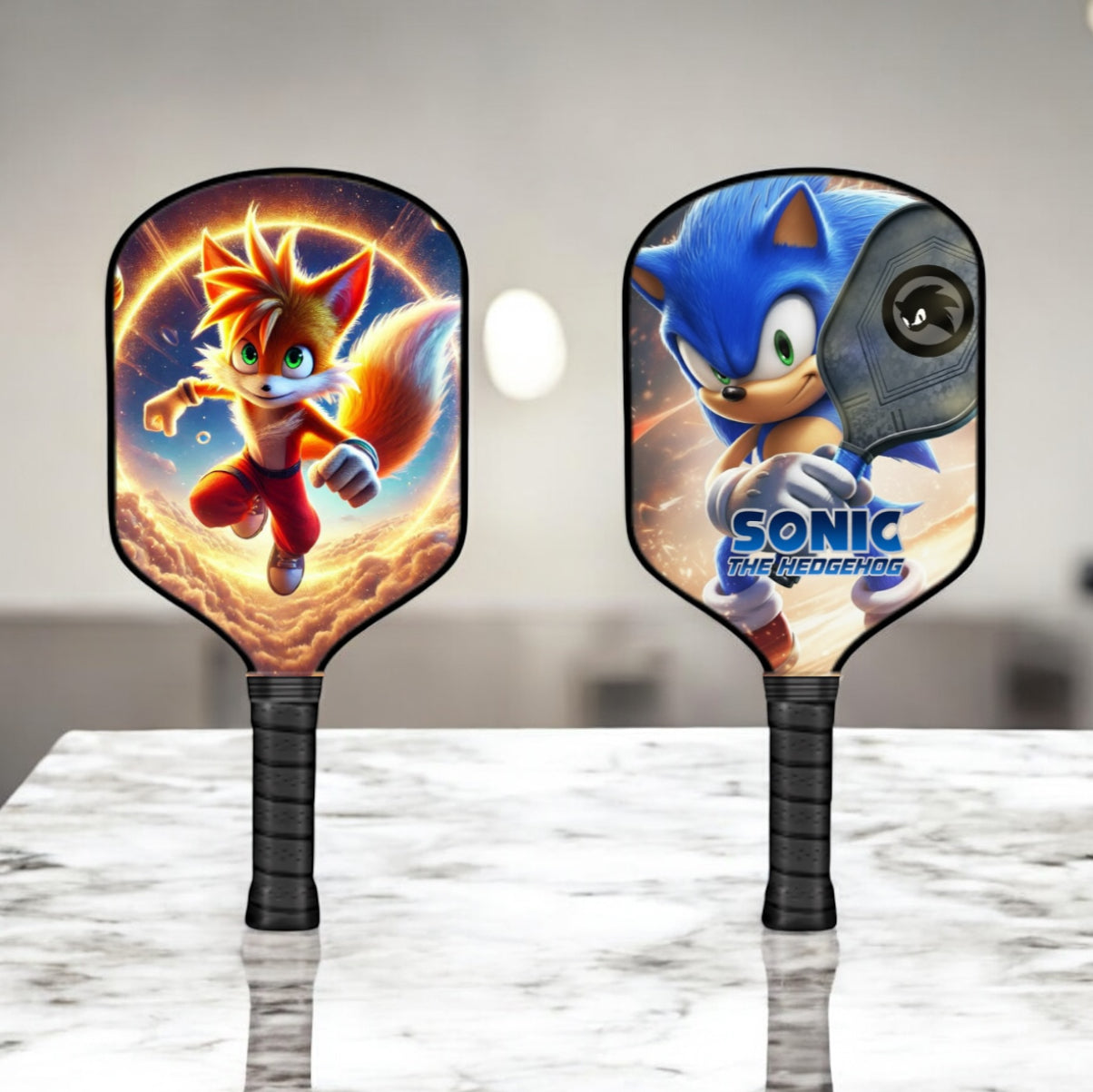 Sonic The Hedgehog - Miles "Tails" Prower - Pickleball Paddle