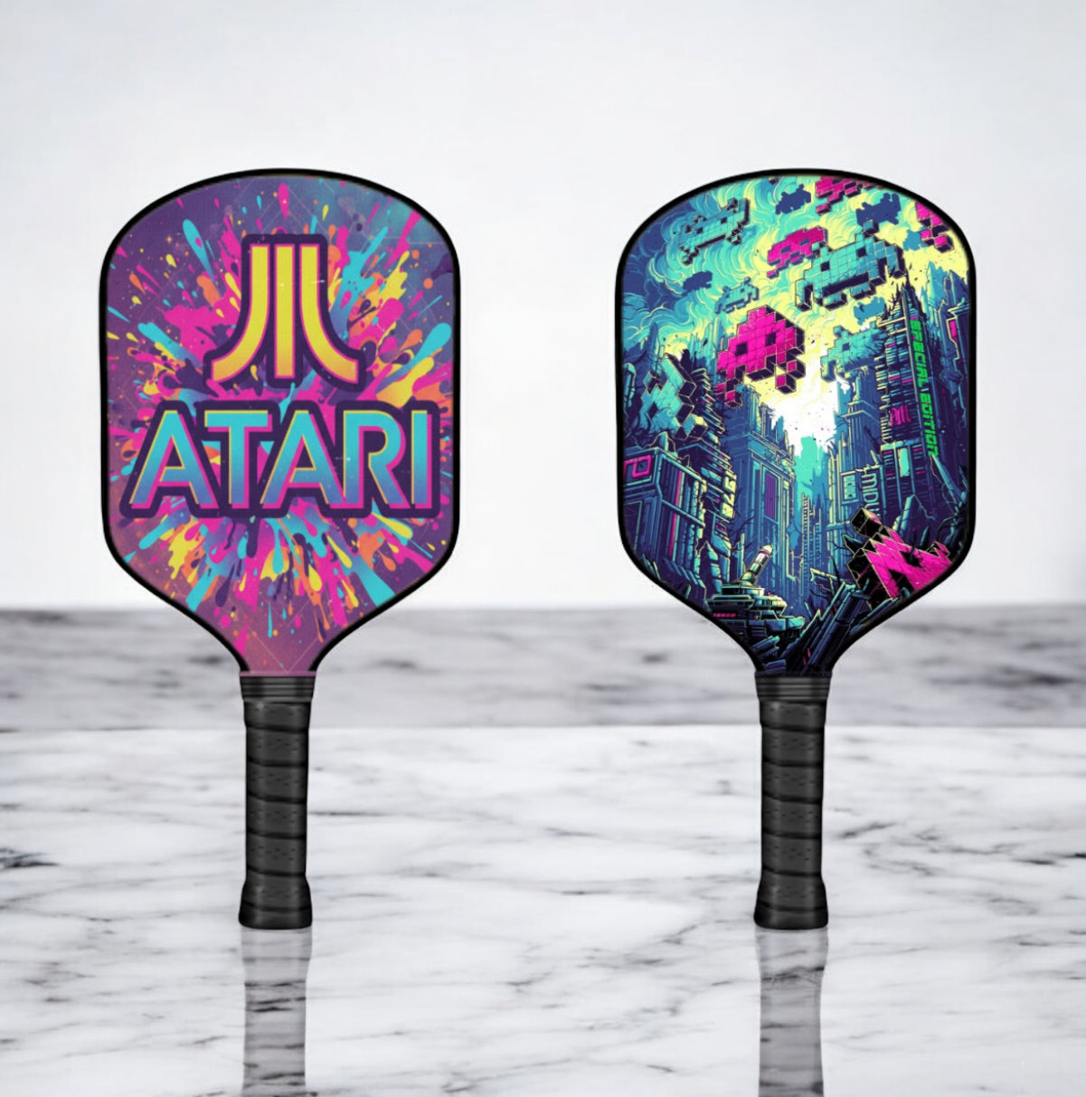 ATARI -Space Invaders Edition - Pickleball Paddle