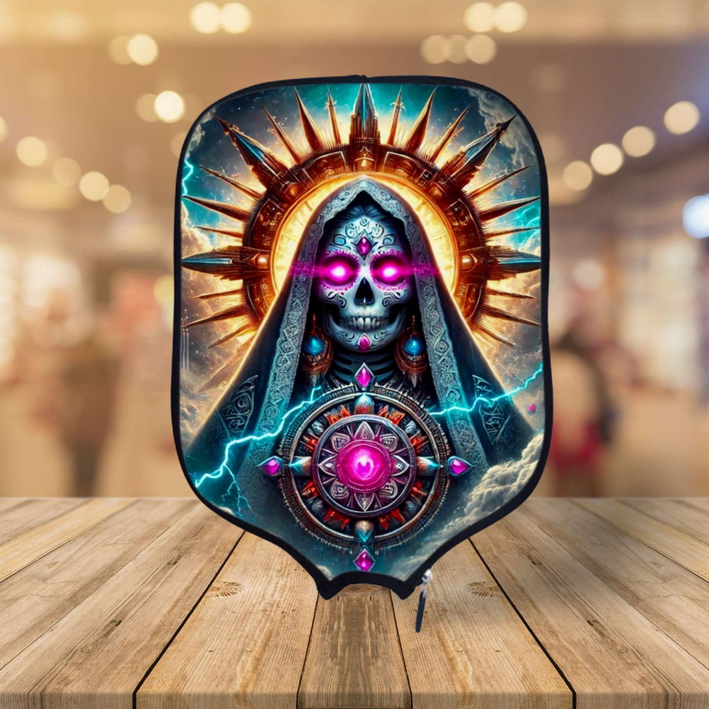 Santa Muerte - Pickleball Paddle Cover