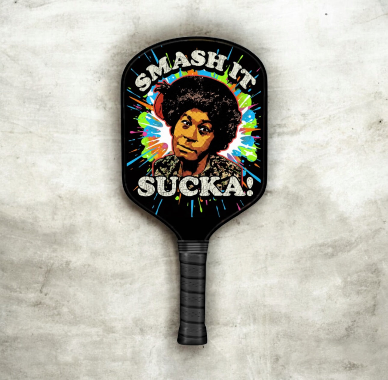 Esther Anderson - Sanford and Son - Smash it Sucka! - Pickleball Paddle