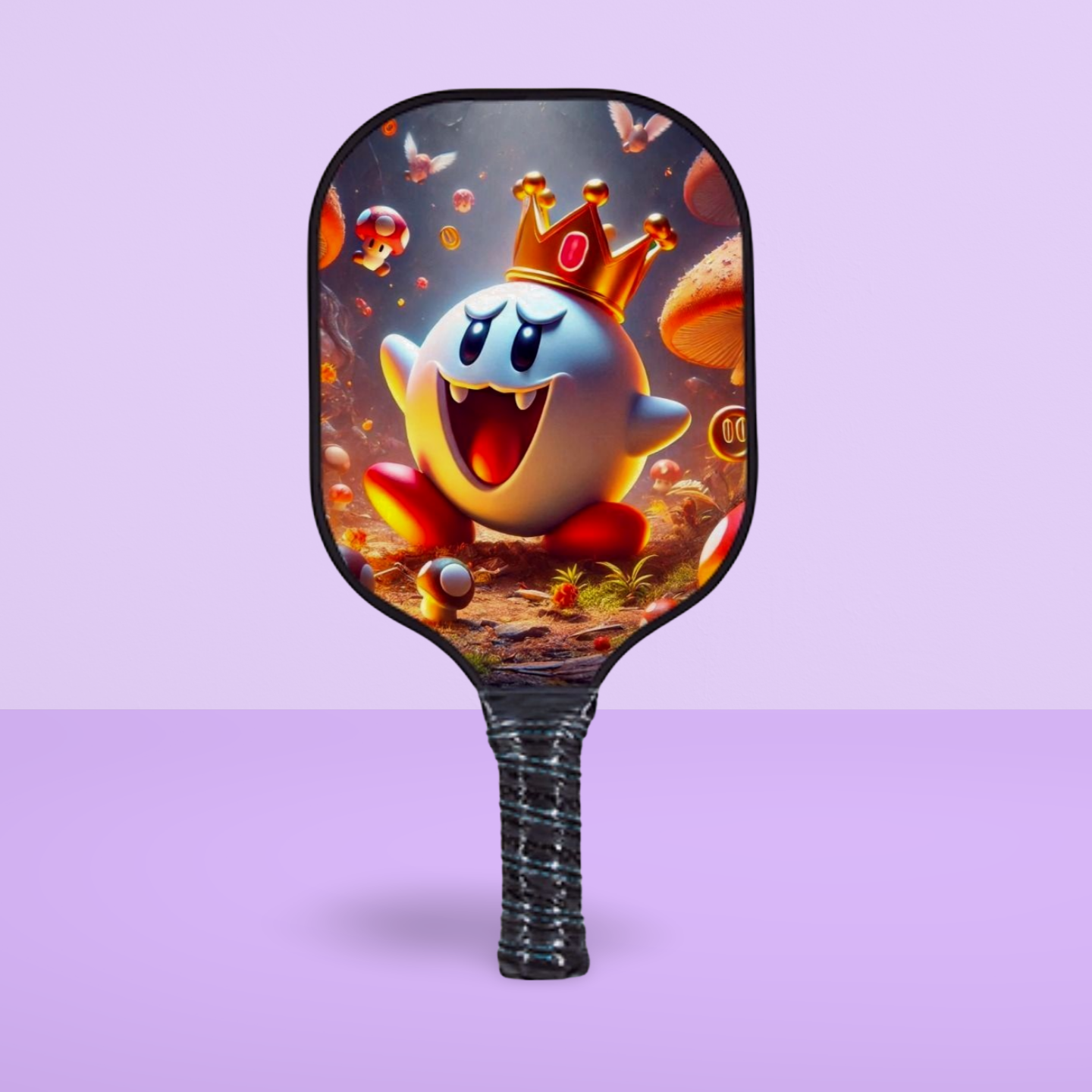 King Boo - Mario Brothers - Pickleball Paddle