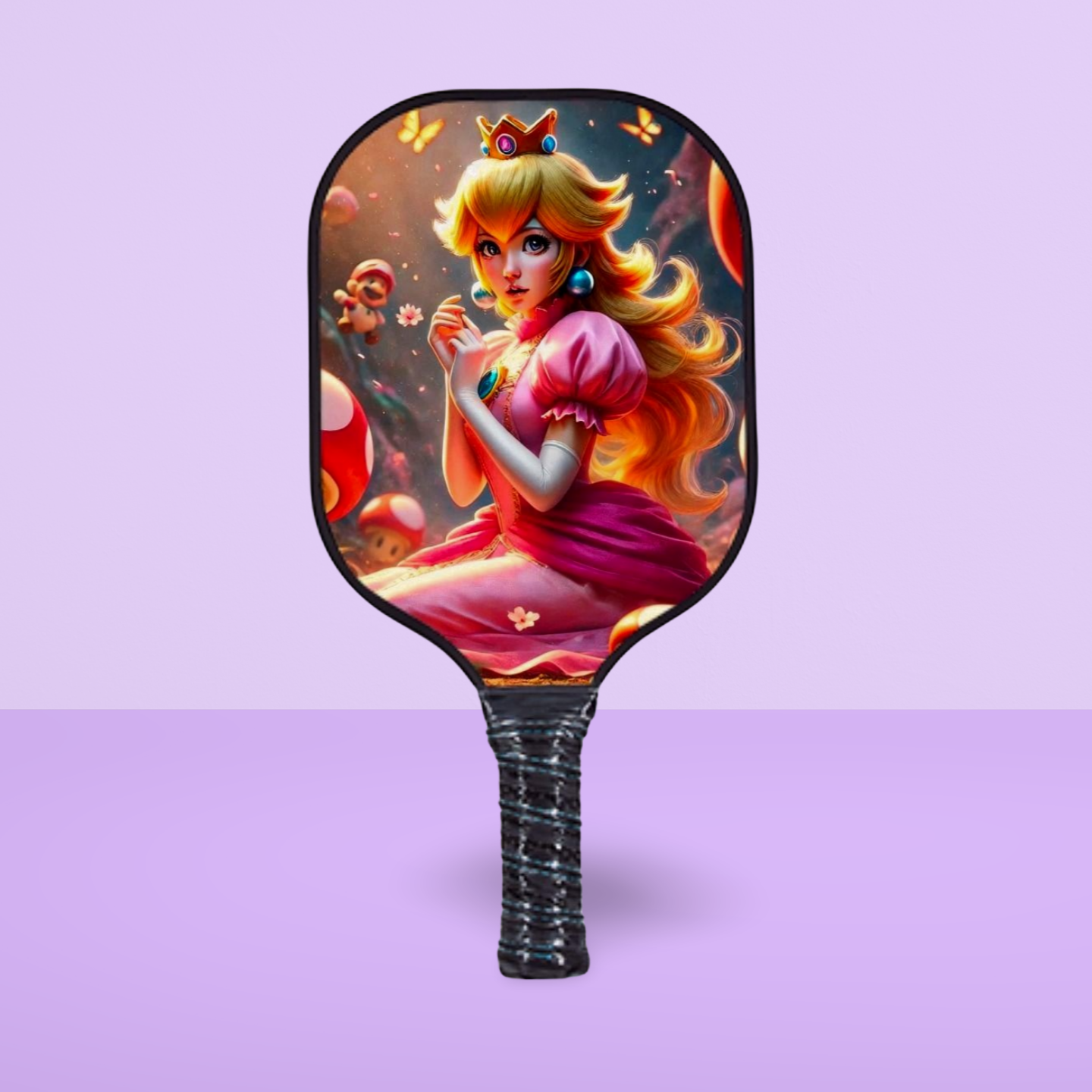 Princess Peach - Mario Brothers - Pickleball Paddle