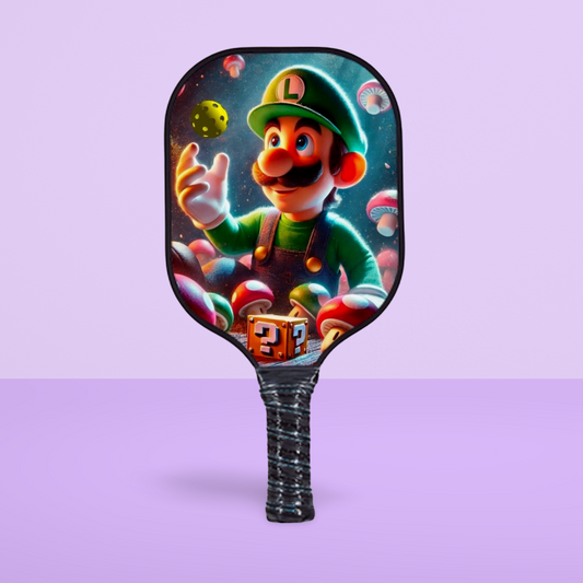 Luigi - Mario Brothers - Pickleball Paddle