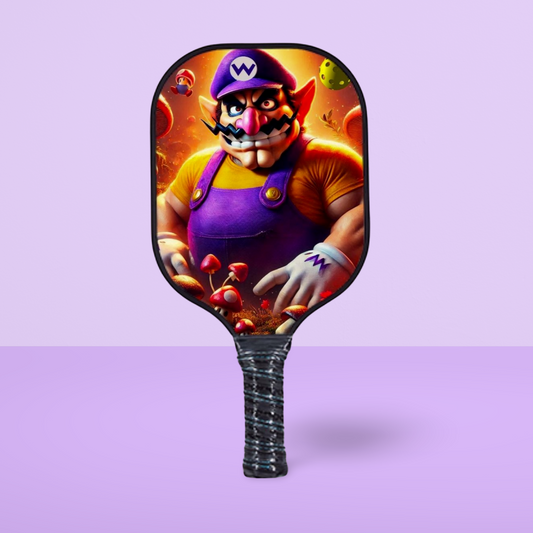 Wario - Mario Brothers - Pickleball Paddle