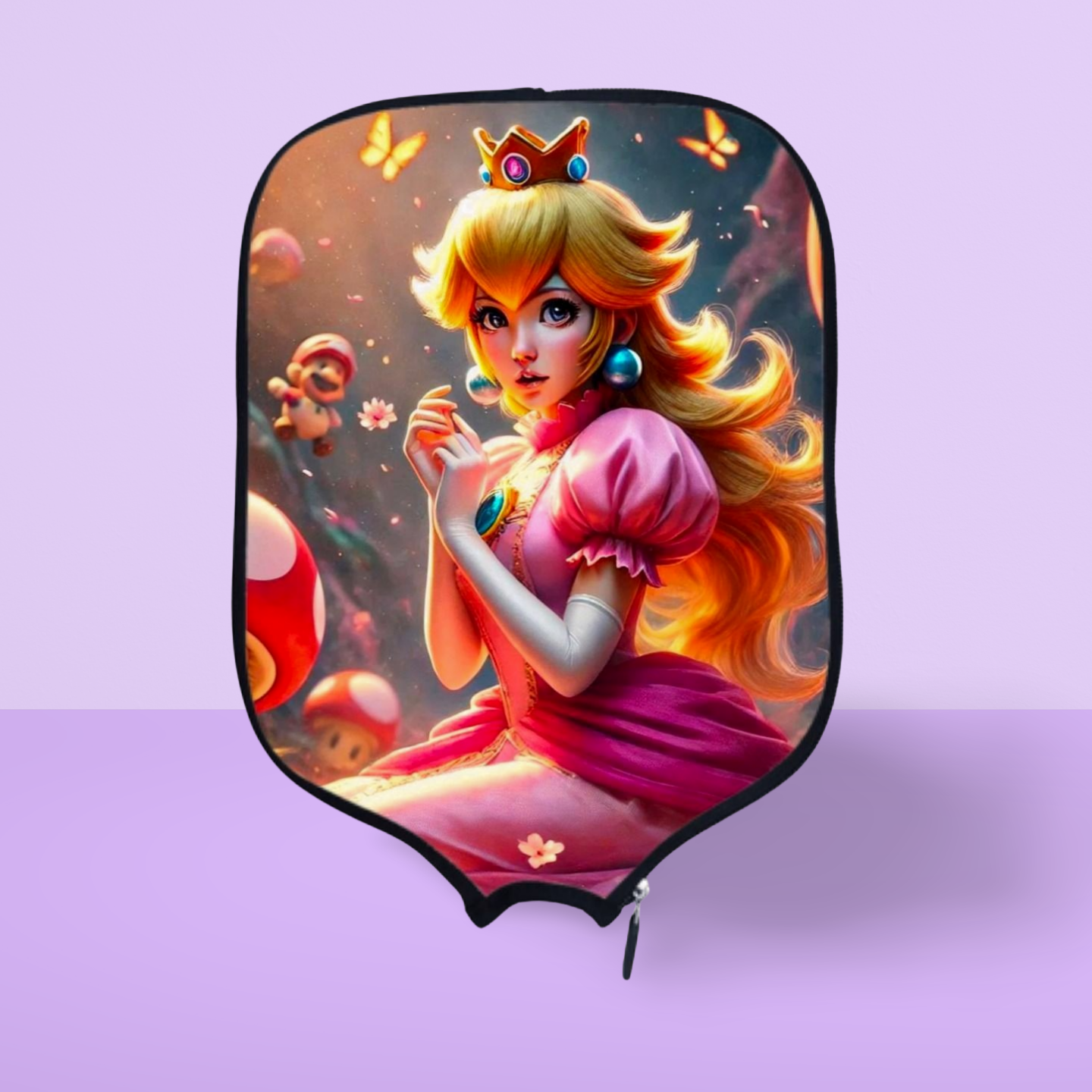 Princess Peach - Mario Brothers - Pickleball Paddle Cover