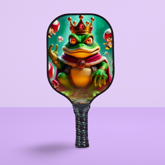 Wart Frog King - Mario Brothers - Pickleball Paddle