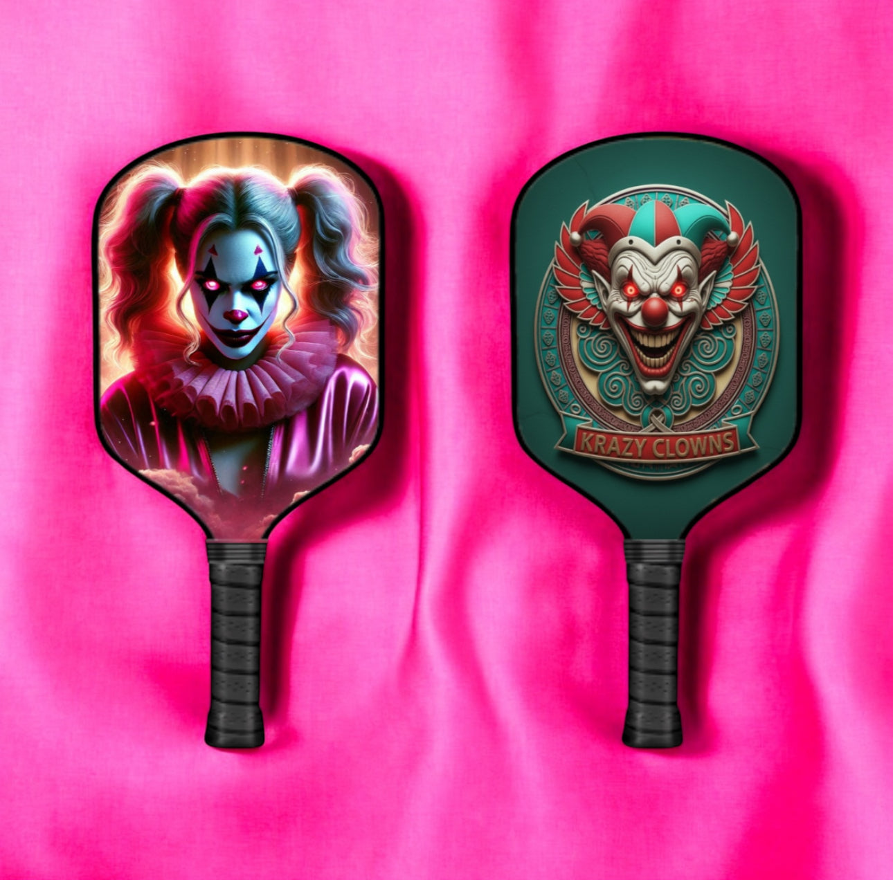 Krazy Clowns - Candy Floss - Pickleball Paddle