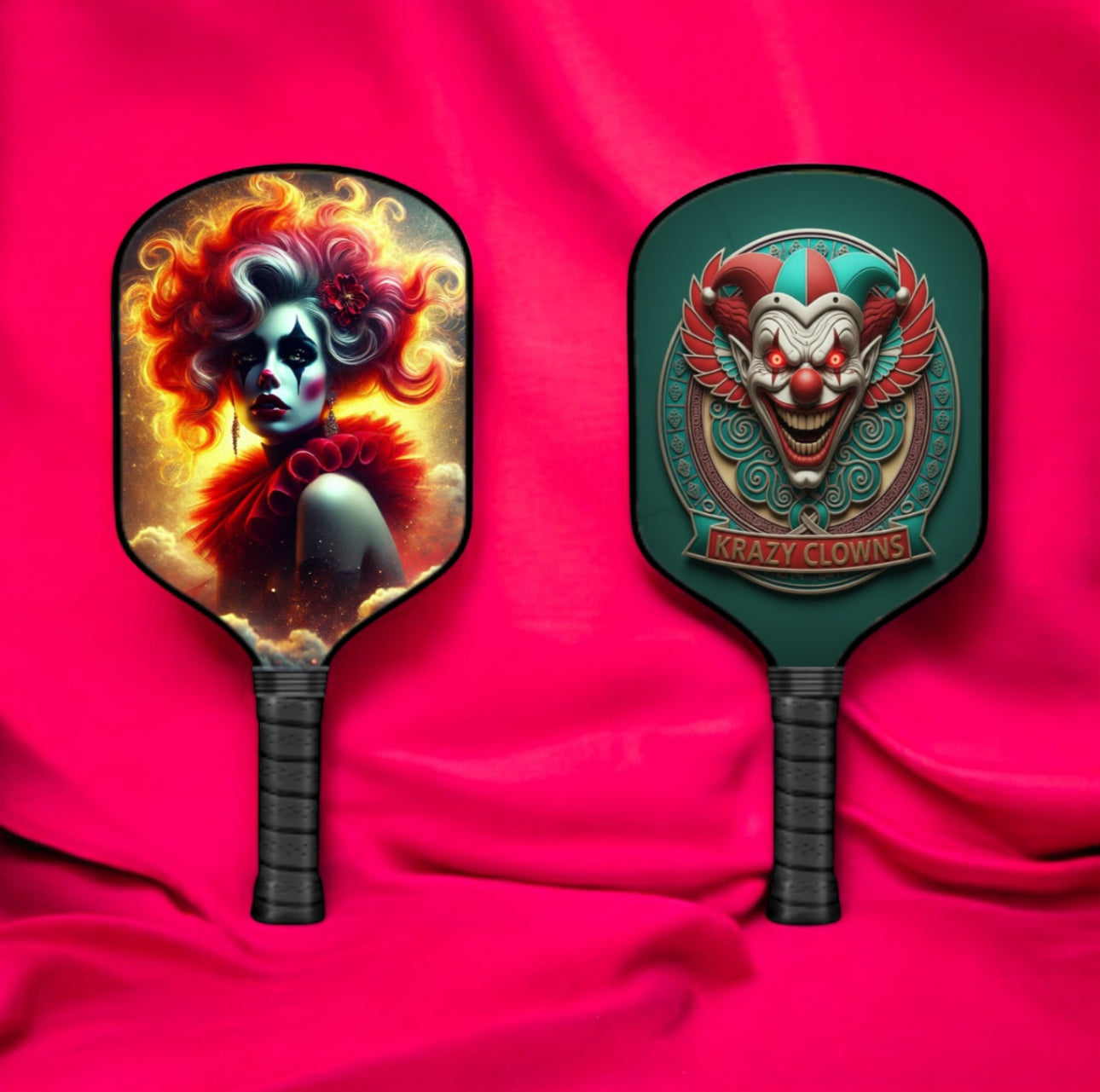 Krazy Clowns - Hellend - Pickleball Paddle