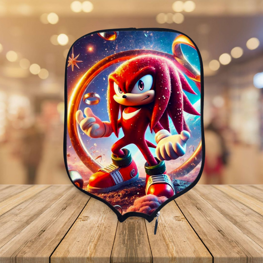 Sonic The Hedgehog - Knuckles The Echidna - Pickleball Paddle Cover