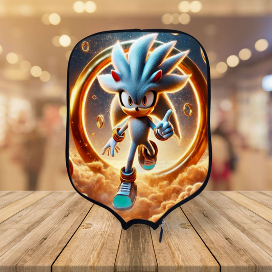 Sonic The Hedgehog - Silver - Pickleball Paddle Cover