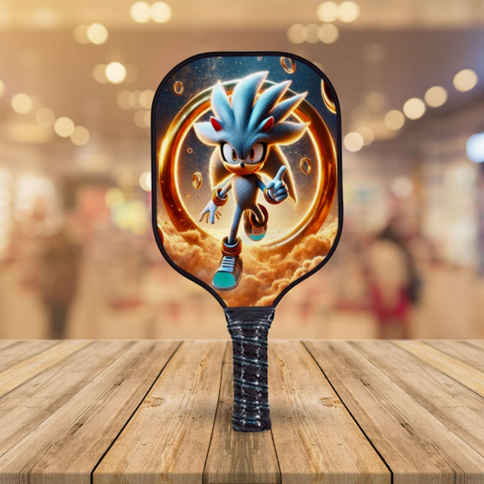 Sonic The Hedgehog - Silver - Pickleball Paddle